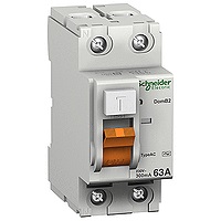 Выключатель дифференциального тока УЗО Schneider Electric Домовой 2п 63А 300мА 4,5кА тип AC фото фото 2 Выключатель дифференциального тока УЗО Schneider Electric Домовой 2п 63А 300мА 4,5кА тип AC картинка фото 2
