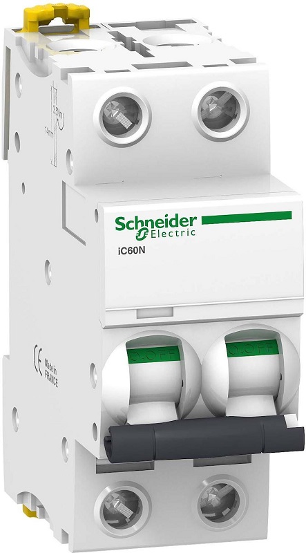 Выключатель автоматический Schneider Electric Acti9 iC60N 2п 20А C 6кА