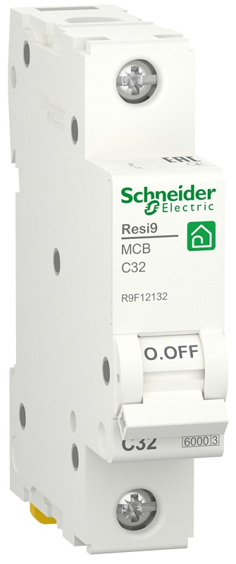Выключатель автоматический Schneider Electric Resi9 1п 32A C 6кА 