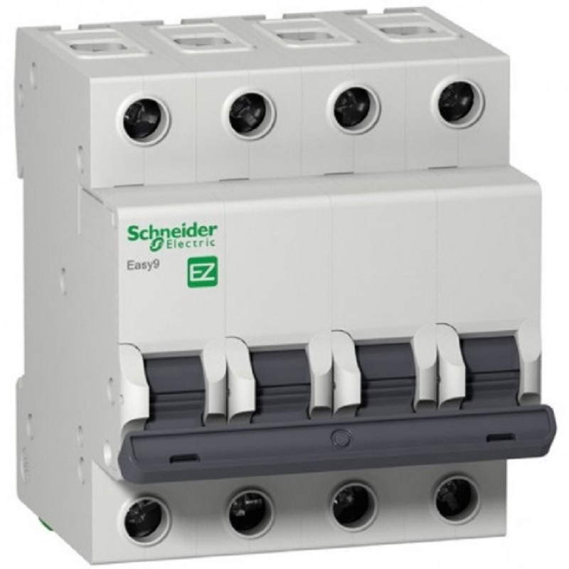 Выключатель автоматический Schneider Electric Easy9 4п 10А C 4.5кА