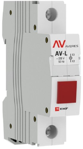 Лампа сигнальная светодиодная на DIN-рейку EKF Averes AV-L красный картинка
