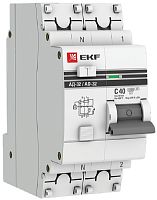Автомат дифференциального тока АВДТ EKF PROxima АД-32 2п 40А 30мА 4,5кА C тип AC картинка