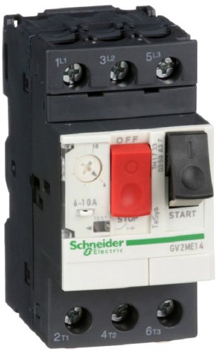 Выключатель автоматический для защиты электродвигателей с расцепителем Schneider Electric 6-10А  картинка
