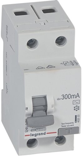 Выключатель дифференциального тока УЗО Legrand RX3 2п 40А 300мА 10,0кА тип AC картинка