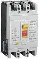 Выключатель автоматический в литом корпусе IEK GENERICA ВА66-31 3п 50А 18кА картинка