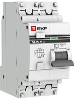 Автомат дифференциального тока АВДТ EKF PROxima АД-32 2п 10А 30мА 4,5кА C тип AC картинка