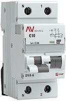 Автомат дифференциального тока АВДТ EKF Averes DVA-6 2п 10А 300мА 6кА C тип A картинка