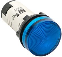Сигнальная лампа светодиодная EKF PROxima AD16-22HS 22мм 24В IP65 синий картинка