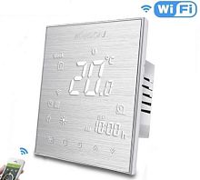 Терморегулятор сенсорный In-Therm PWT 003 по WiFi датчик воздуха 3,6кВт 16А белый/металлик картинка 