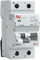Автомат дифференциального тока АВДТ EKF Averes DVA-6 2п 25А 300мА 6кА C тип AC картинка