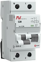 Автомат дифференциального тока АВДТ EKF Averes DVA-6 2п 20А 300мА 6кА C тип A картинка