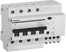 Автомат дифференциального тока АВДТ IEK GENERICA АД12 4п 32А 100мА 4,5кА C тип AC картинка