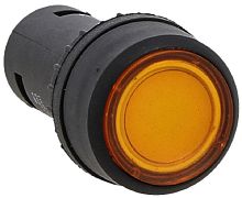 Кнопка без фиксации с подсветкой EKF PROxima SW2C-10D 1НО 22мм 220В IP54 желтый картинка