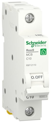 Выключатель автоматический Schneider Electric Resi9 1п 10A C 6.0кА  картинка