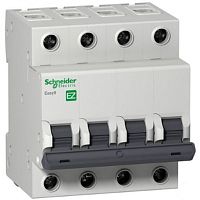 Выключатель автоматический Schneider Electric Easy9 4п 10А B 4.5кА картинка