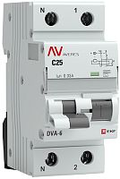 Автомат дифференциального тока АВДТ EKF Averes DVA-6 2п 25А 30мА 6кА C тип A картинка