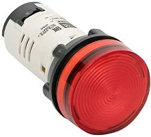 Сигнальная лампа светодиодная EKF PROxima AD16-22HS 22мм 220В IP65 красный картинка