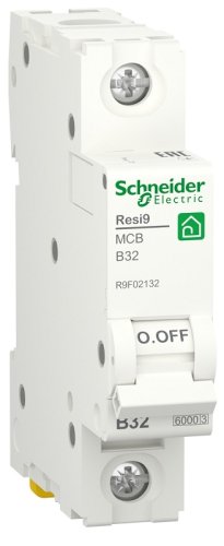 Выключатель автоматический Schneider Electric Resi9 1п 32A B 6кА  картинка