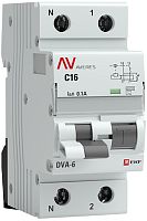 Автомат дифференциального тока АВДТ EKF Averes DVA-6 2п 16А 100мА 6кА C тип AC картинка