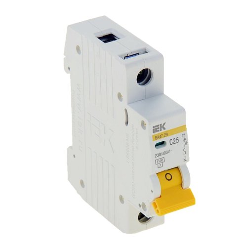 Выключатель автоматический IEK KARAT ВА47-29 1п 25А C 4.5кА фото фото 4 Выключатель автоматический IEK KARAT ВА47-29 1п 25А C 4.5кА картинка фото 4