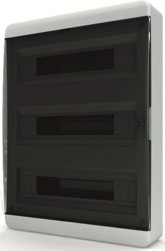Бокс пластиковый Tekfor ЩРН-П-54 BNK 40-54-1 (535х398х102мм) IP41 прозрачная дверца картинка 
