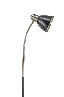 Торшер напольный (светильник) MT2018 плафон из металла 220В Е27 Черный картинка 