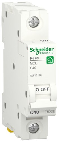Выключатель автоматический Schneider Electric Resi9 1п 40A C 6кА  картинка