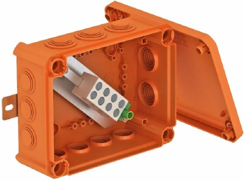 Коробка огнестойкая OBO FireBox T160ED 16-5A 190x150x77мм 5x16мм IP65 оранжевый