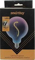 Лампа светодиодная филаментная Ретро Smartbuy ART G125BP E27 220В 7Вт 2000К картинка 