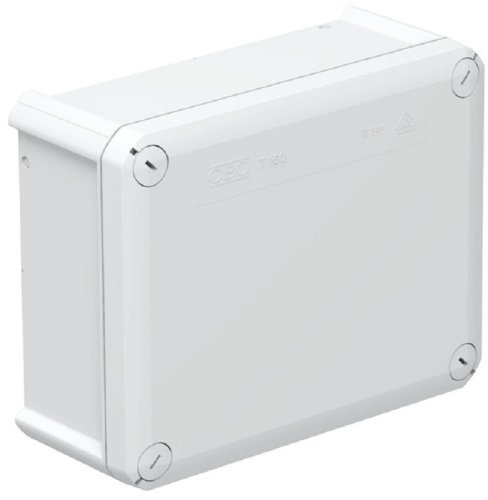 Коробка распределительная OBO Bettermann T160 190x150x77мм (без сальников) IP66 серый (10шт) картинка 