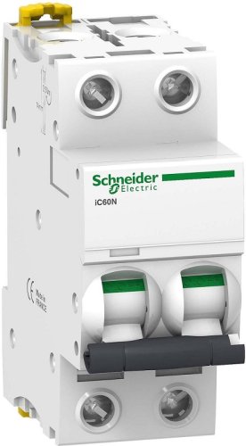 Выключатель автоматический Schneider Electric Acti9 iC60N 2п 10А C 6кА картинка