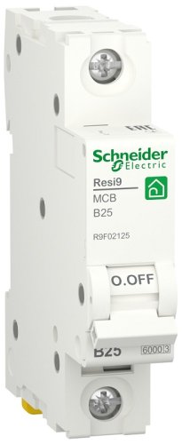 Выключатель автоматический Schneider Electric Resi9 1п 25A B 6кА  картинка